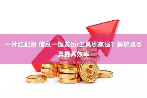 一片红配资 信息一键发bu工具哪家强？解放双手真提高效率